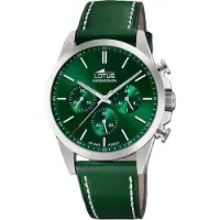 Lotus Analoog horloge groen
