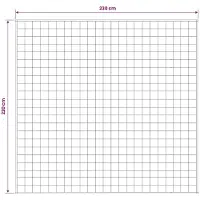 vidaXL Verzwaringsdeken Antraciet 230 x 220 cm 11 kg 100% Katoen 205T