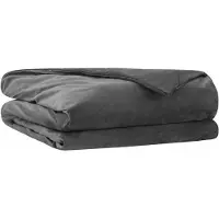 vidaXL Gewogen Dekentje Antraciet 135 x 200 cm 10 kg 100% Katoen 205T