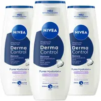 Nivea 3x Douchegel Derma Control 250 ml