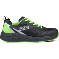 Sparco Teamwork Lucas Werkschoenen S3S ESD - Grijs/Fluogroen - Maat 40