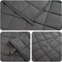 vidaXL Verzwaringsdeken Antraciet 137 x 200 cm 6 kg 100% Katoen 205T