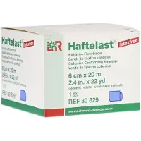 Haftelast latexvrij 6 cm x 20 m blauw 1 St Verband