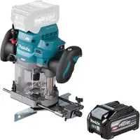 Makita RP 001 GZ Draadloze bovenfrees 40 V max. 12 mm Brushless Solo - zonder accu, zonder lader