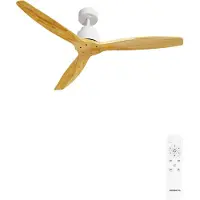 Create - Stille plafondventilator van 40 W met technische ABS-bladen, verkrijgbaar in verschillende maten - M - Geen licht - Afstandsbediening - WIND STYLANCE