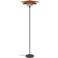 Eglo Pignona Vloerlamp - E27 - Ø 50 cm - Rood/Oranje/Wit/Zwart
