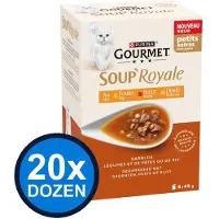 Gourmet 20x - Soup Royale Rund - Kattensoep - 6x45g