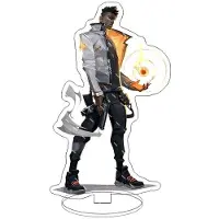 MaxPower (11) Game Valorant Figures Sage Killjoy Jett Sova Cypher Cosplay Acryl Stand Model Plaat Bureau Decor