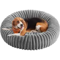 Markenlos – Wasbaar hondenbed en groot kattenbed, antislip hondenkussen voor extra comfort