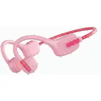 Awei X12 - Draadloze Kinderkoptelefoon - Koptelefoon Kind - Bone Conduction Headphone - Bluetooth - Veilig Volume 85 dB - On ear - 6 uur batterij - IPX5 - Voor Tablet, Laptop, School & Online Les - Roze
