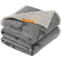 Famanu – Waterdichte hondendeken van fleece, ook geschikt als kattendeken, ideaal voor huisdieren