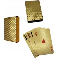 Dikom Luxe Gouden Speelkaarten Poker - Oud Geld Vintage Stijl