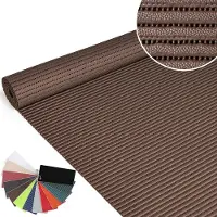 ANRO Badmat Bruin 65x200cm Antislip Douchemat Afwasbaar Sneldrogend