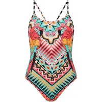 Zoggs Dames Starback All-Over Print Eénstuk Badpak (Multikleur)