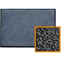Kleen-Tex Iron Horse Deurmat Zwart Staal 60x40 cm - Professionele Entreemat
