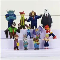 MaxPower (01-pack per zak) Verbazingwekkende 12 stks/set Zootopia Dieren Action Figure Speelgoed Konijn Judy