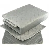 Euromat Dubbelzijdige Sprei Amarante Grijs 180x220 cm + 2 Kussenslopen
