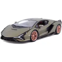 Bburago Voiture 1/24 Lamborghini Sian Fkp 37 Vert