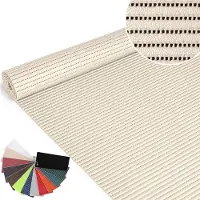 ANRO Badmat Crème 130x400cm Antislip Douchemat Afwasbaar Sneldrogend