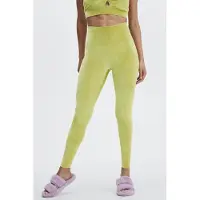 Fabletics Emma Velour Legging Golden Leaf Maat: S REG | Leggings Outlet | Dames | Groen