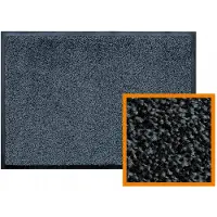Kleen-Tex Iron Horse deurmat 85x40 cm Graniet - Professionele vuilvangmat