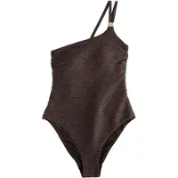 Mint Velvet Shaping-badpak donkerbruin