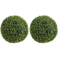 HOMCOM Kunstmatige Topiary-PE-52L x 52B x 52H cm-Groen