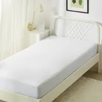 Famanu – Waterdichte matrasbeschermer in wit, 90 x 200 cm, ideaal voor het beschermen van je matras tegen vlekken en slijtage