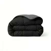 Ten Cate Wasbaar Dekbed 140x200 - Dekbed zonder overtrek - Eenpersoons dekbed - Zwart/Grijs