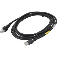Honeywell CBL-500-300-S00-07, USB-kabel, zwart, USB-A, RJ-45, rechte connector, rechte connector