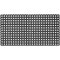 ANRO Deurmat Zwart 80x120cm Schoonloopmat Antislip Op Maat