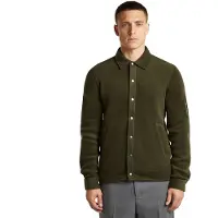 Icebreaker - Merino Blend 800 Realfleece Classic Pile Shacket - Merinohemd M, olijfgroen