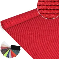 ANRO Badmat Vuurrood 65x400cm Antislip Douchemat Afwasbaar Sneldrogend