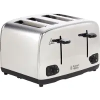 Russell Hobbs Adventure 24090 4 Slice Broodrooster - Roestvrij Staal
