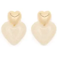 Manfield Gouden hartjes oorbellen | Maat Onesize