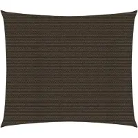 vidaXL Zonnezeil 160 g/m² 2x2,5 m HDPE bruin