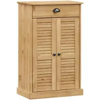 vidaXL Schoenenkast VIGO 60x35x96 cm massief grenenhout