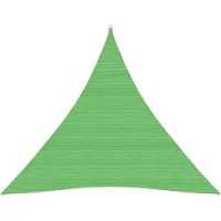 vidaXL Zonnezeil 160 g/m² 4,5x4,5x4,5 m HDPE lichtgroen