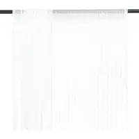 vidaXL Draadgordijnen 2 st 100x250 cm wit
