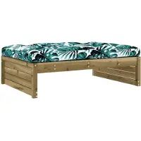 vidaXL Tuinvoetenbank 120x80 cm geïmpregneerd grenenhout