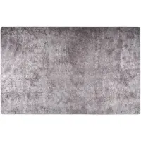 vidaXL Vloerkleed wasbaar 160x230 cm grijs