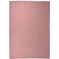 vidaXL Buitenkleed platgeweven 160x230 cm rood