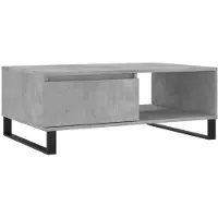 vidaXL Salontafel, betonkleur, 90x60x35 cm, houtvezel