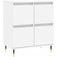 vidaXL Dressoir 60x35x70 cm bewerkt hout wit