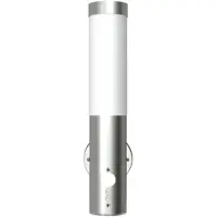 vidaXL buitenwandlamp met bewegingssensor, roestvrij staal