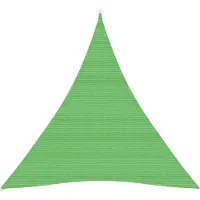 vidaXL Zonnezeil 160 g/m² 3x4x4 m HDPE lichtgroen