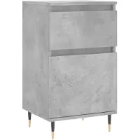 vidaXL Dressoir, betonkleur, 40x35x70 cm, houtvezelplaat