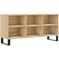 vidaXL Tv-meubel 103,5x30x50 cm bewerkt hout sonoma eikenkleurig