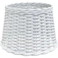 vidaXL Lampenkap Ø40x26 cm wicker wit