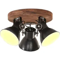 Möbelando vidaXL Wandlamp, industriële stijl, 25W, zwart, 42x27 cm, E27